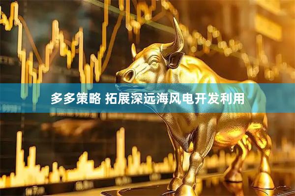 多多策略 拓展深远海风电开发利用