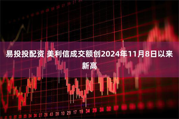 易投投配资 美利信成交额创2024年11月8日以来新高